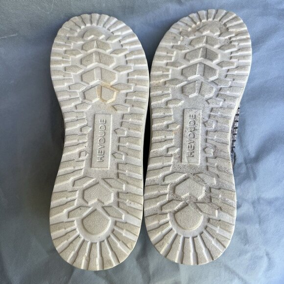 HEY DUDE Women's Britt Leo Nut Leopard Denny Print Faux Fur Shoes Size 10.5/11 - Picture 7 of 9